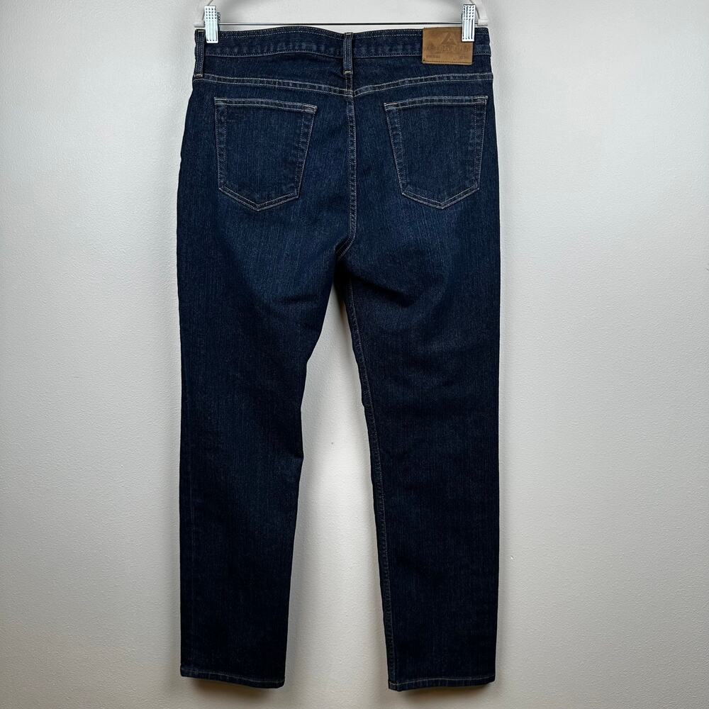 American Giant Men's 218 Straight Jeans Maritime Stretch Dark Wash 32x30 USA - Picture 4 of 8